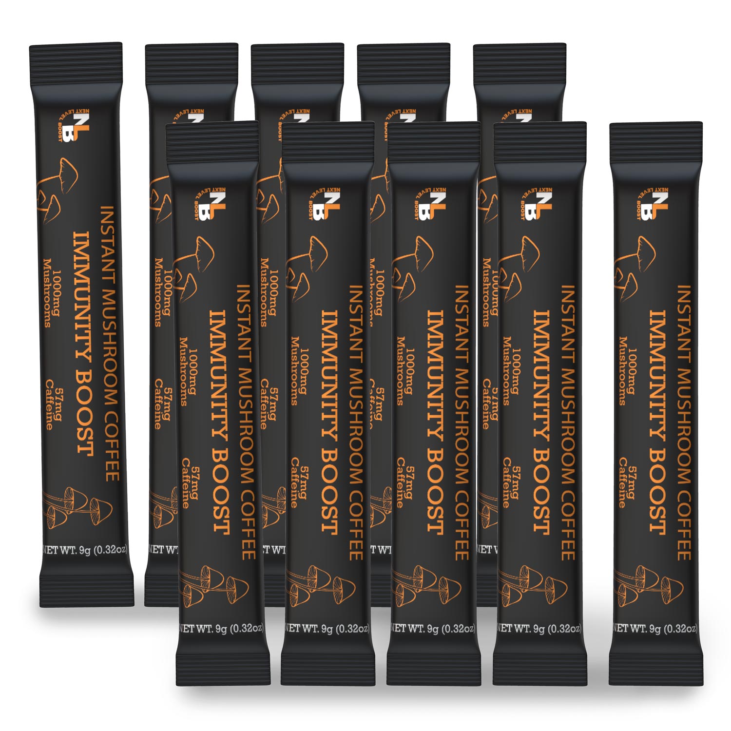 Immunity Instant Mushroom Coffee - 10 Stick Packs